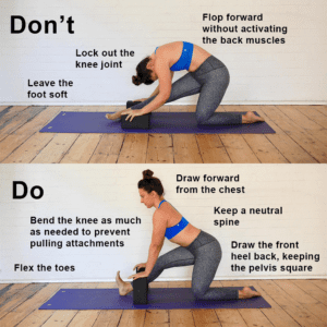Ardha Hanumanasana